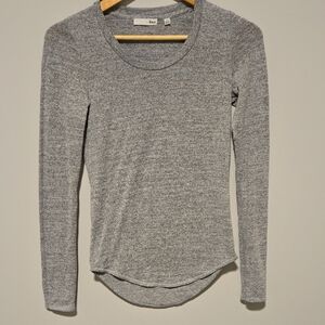 Wilfred Heather Gray Long Sleeve Top